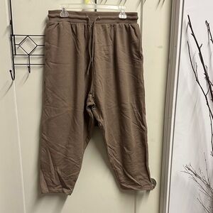 ASOS Casual Brown Cropped Joggers M